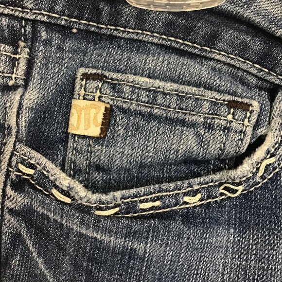 Miss Me Y2K Low Rise Boot Cut Jeans Size 30 - Picture 4 of 13